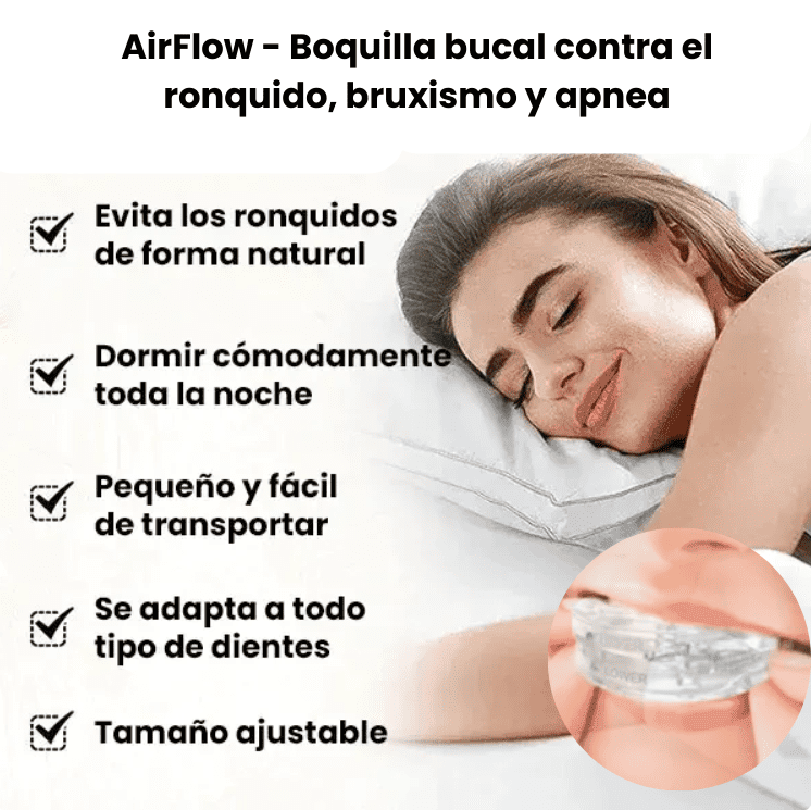 AirFlow - Boquilla Antirronquidos - Tienda Del Día a Día