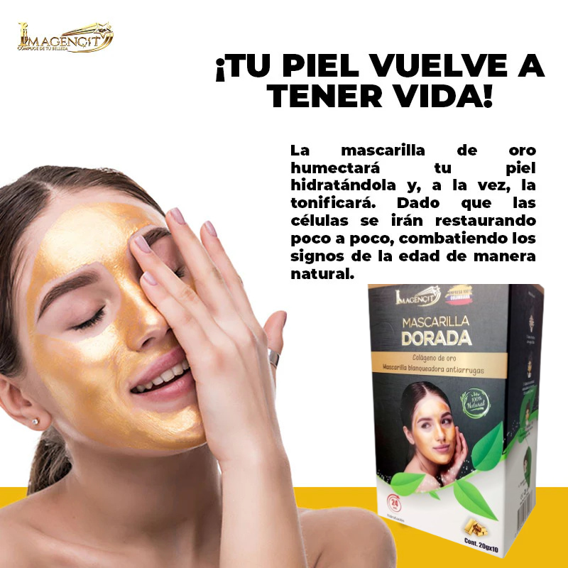 MASCARILLA DE ORO ANTIEDAD