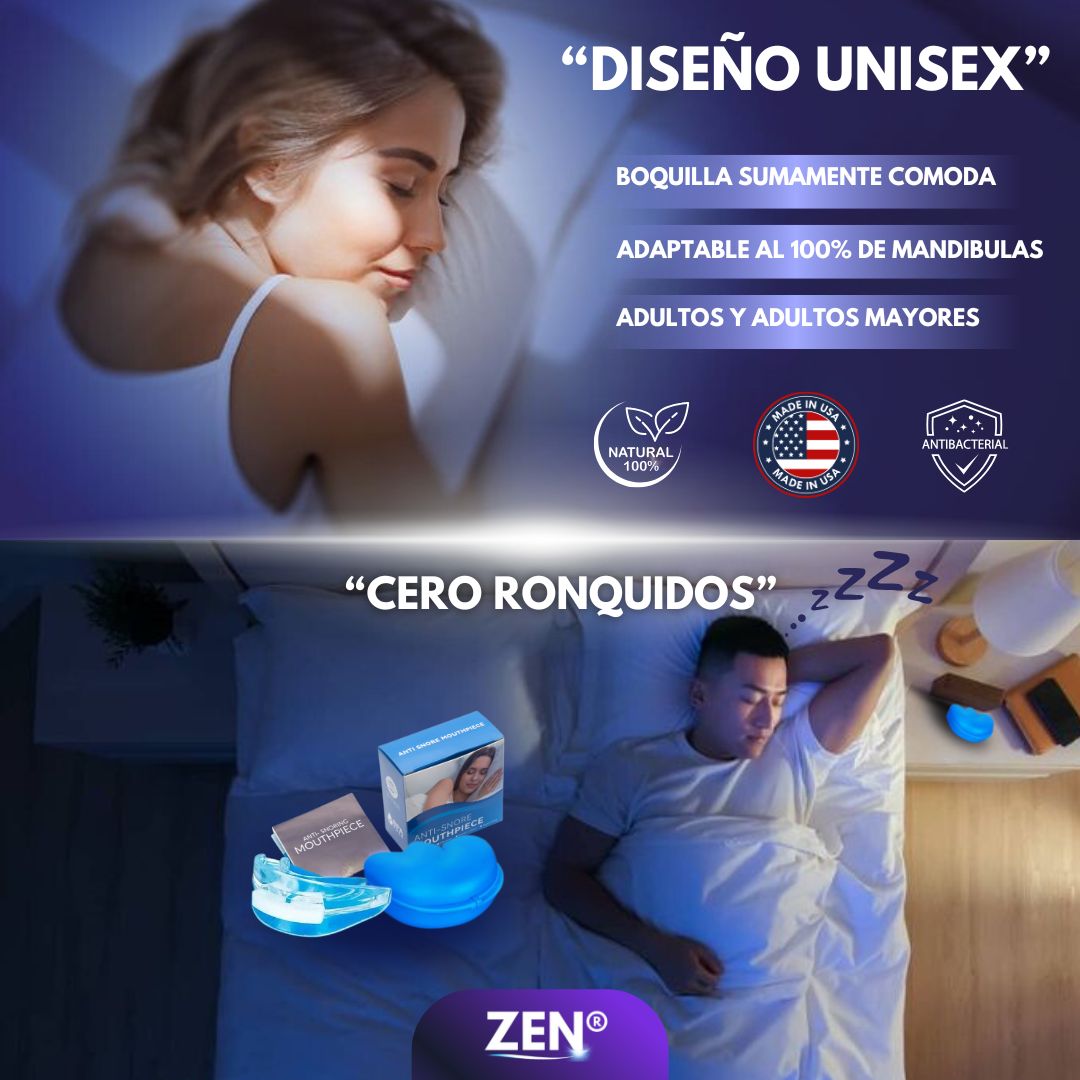 Zen® - Anti Ronquidos EL SECRETO PARA DORMIR FELIZ.