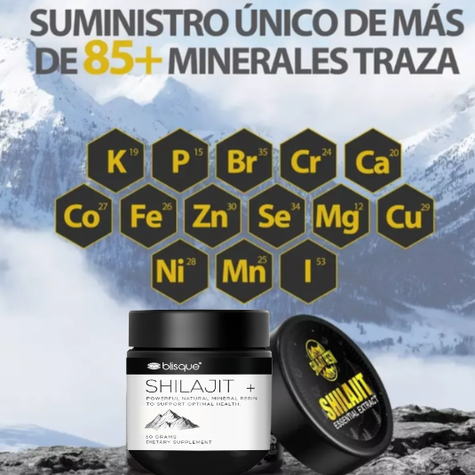 SHILAJIT | Energía Natural del Himalaya para Cuerpo y Mente