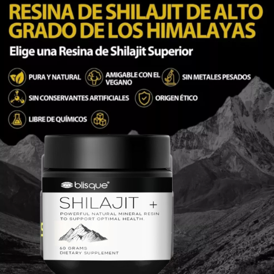 SHILAJIT | Energía Natural del Himalaya para Cuerpo y Mente