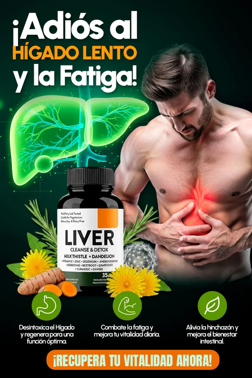 Liver Cleanse & Detox Natural | Desintoxica tu hígado con Cardo Mariano y Diente de León