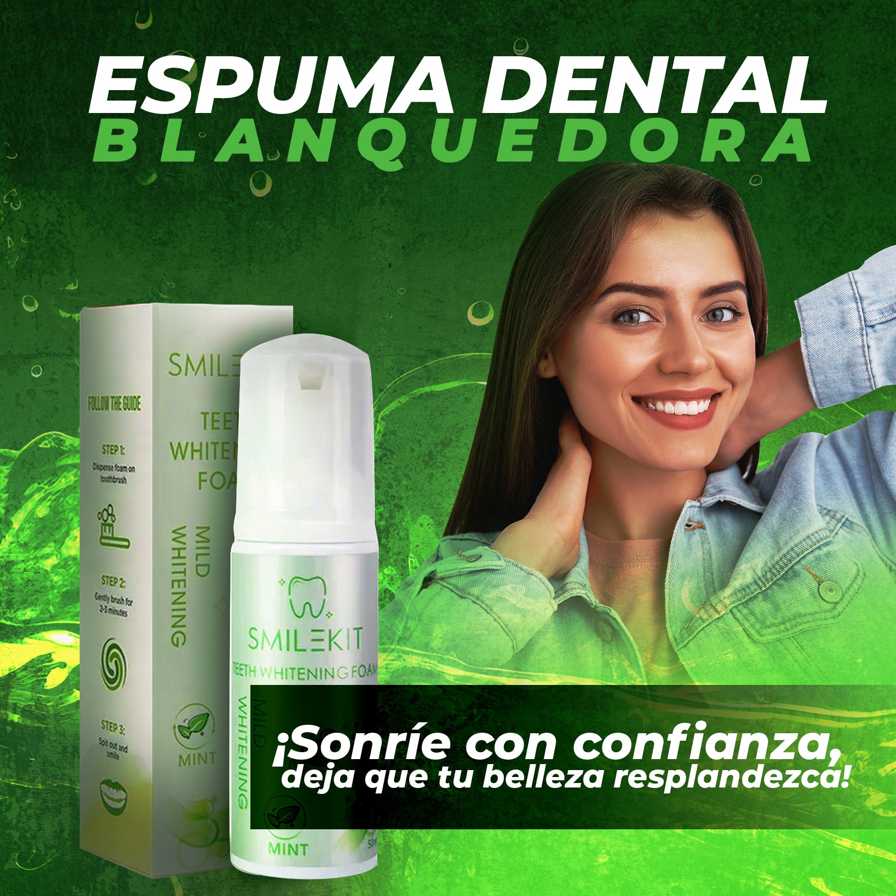 SorrisoPuro - Crema Dental Espumante Blanqueadora