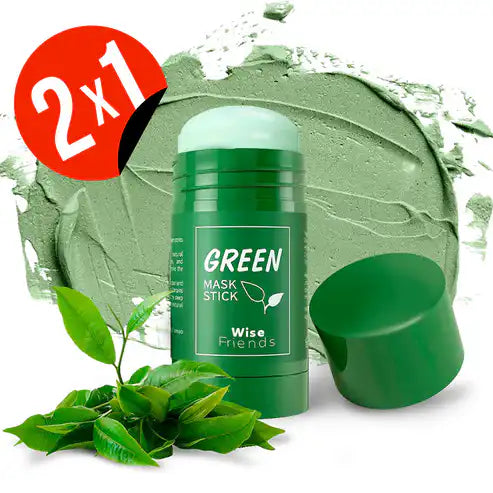 2X1 Mascarilla De Te Verde En Barra - GREEN™