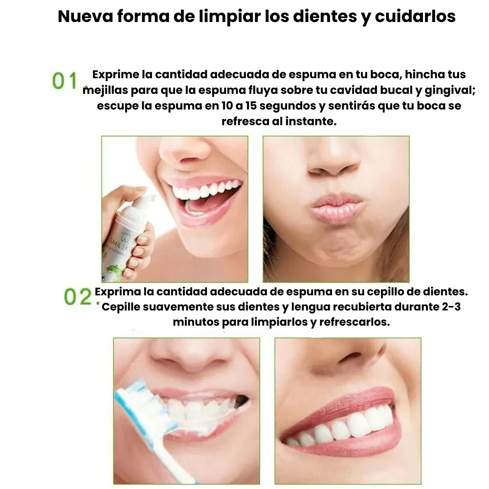 SorrisoPuro - Crema Dental Espumante Blanqueadora