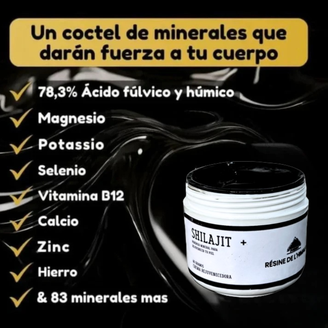 Shilajit Invima Power – Sube tu Testosterona en 3 Días
