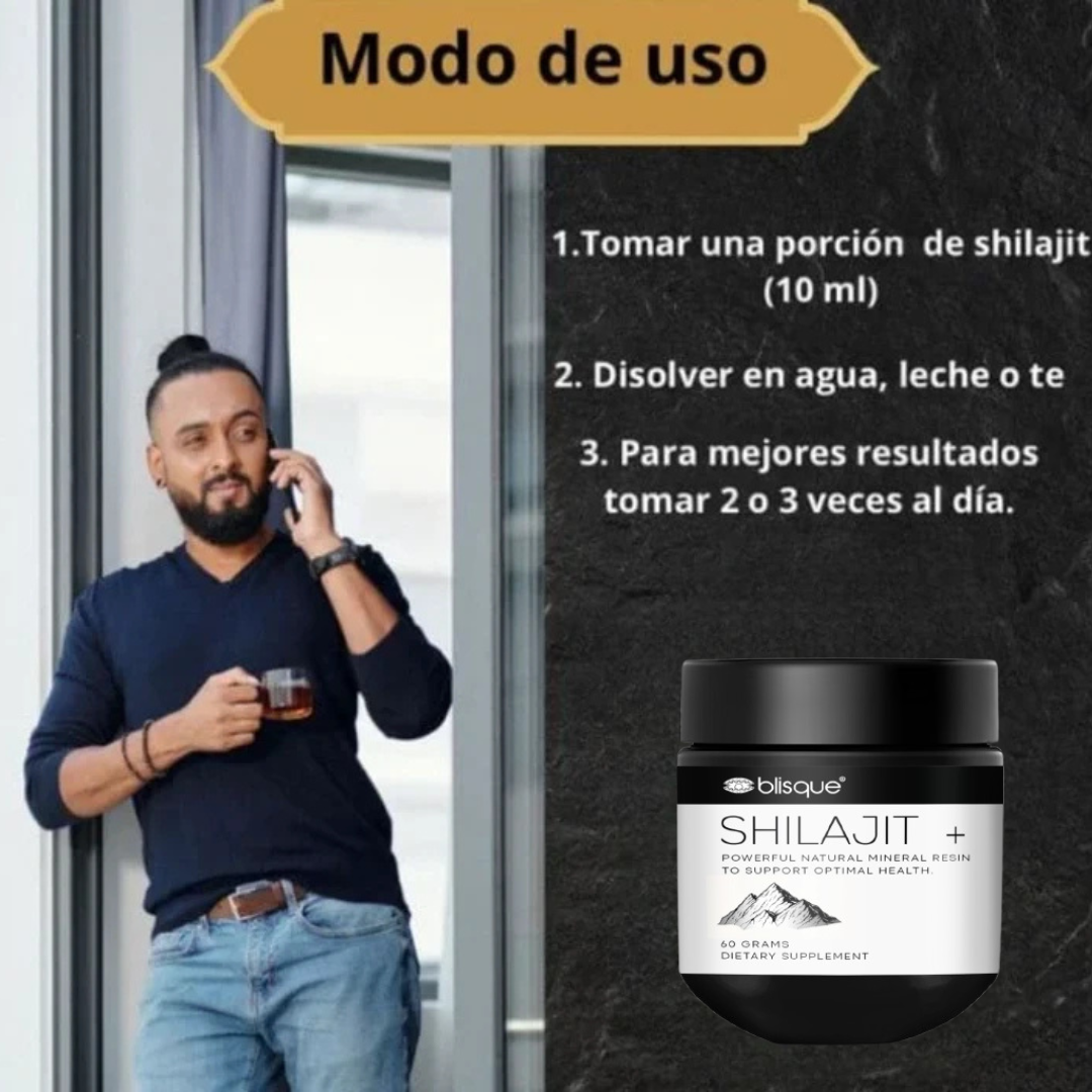 Shilajit Invima Power – Sube tu Testosterona en 3 Días
