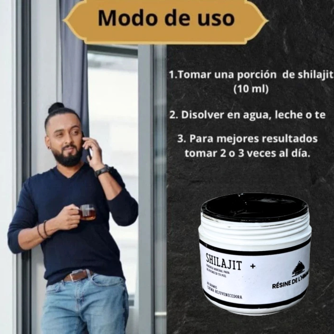Shilajit Invima Power – Sube tu Testosterona en 3 Días