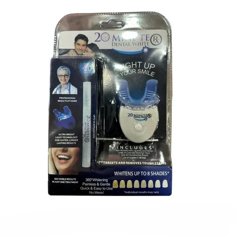 Kit de Blanqueamiento Dental en Casa en 20 Minutos