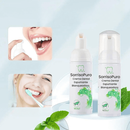 SorrisoPuro - Crema Dental Espumante Blanqueadora