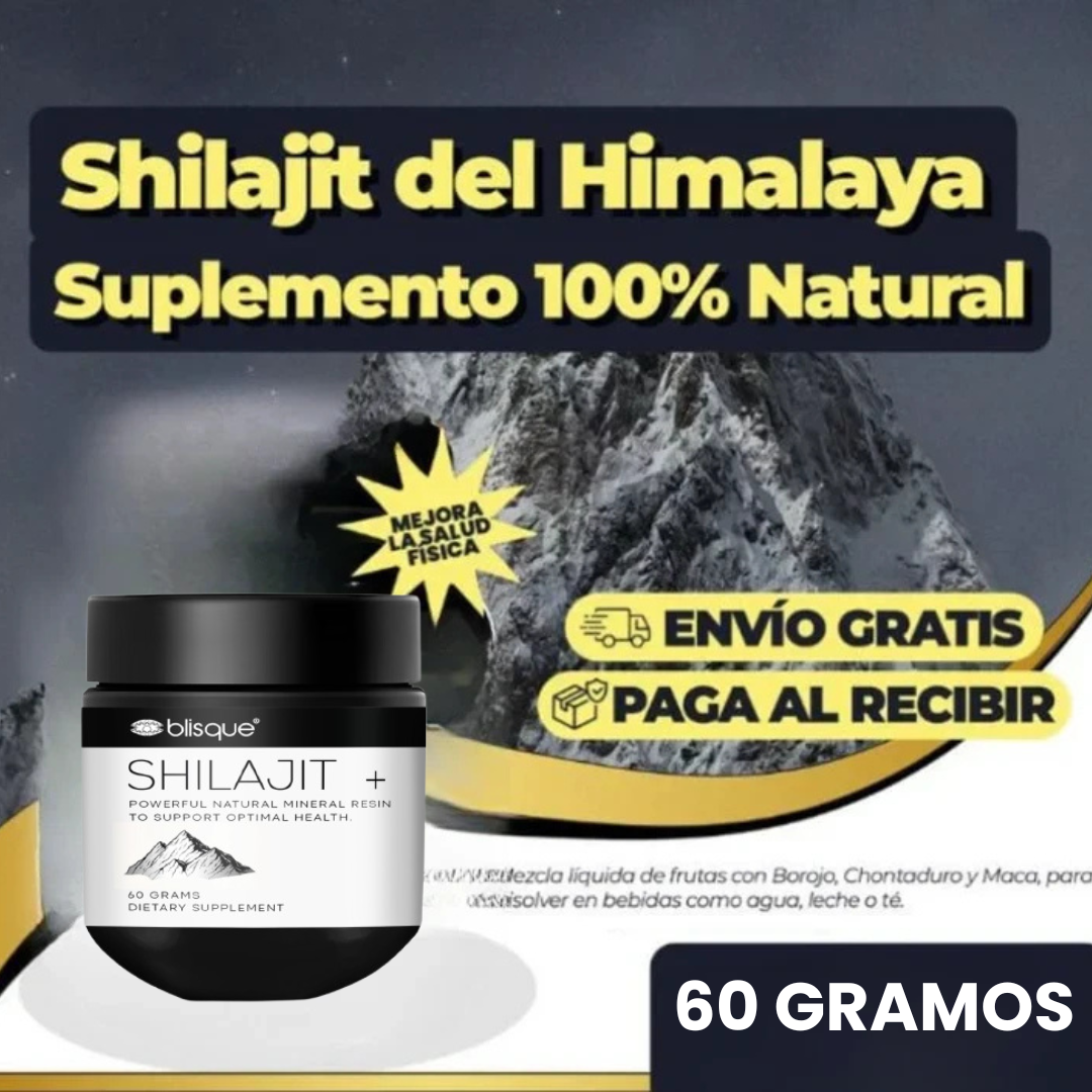 Shilajit Invima Power – Sube tu Testosterona en 3 Días