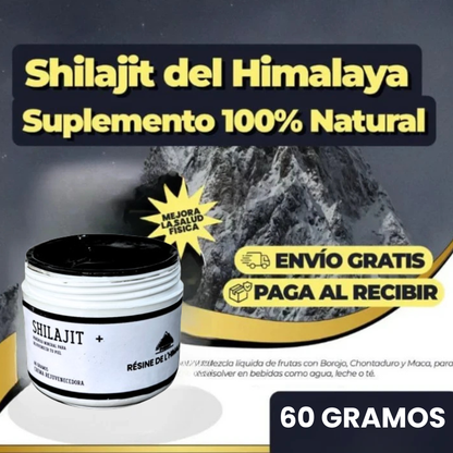 Shilajit Invima Power – Sube tu Testosterona en 3 Días