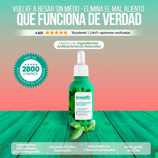 BREATIFY ™ - GOTAS CONTRA EL MAL ALIENTO