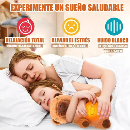 Peluche Capibara Grande que Respira y elimina Ansiedad SafetyLife®