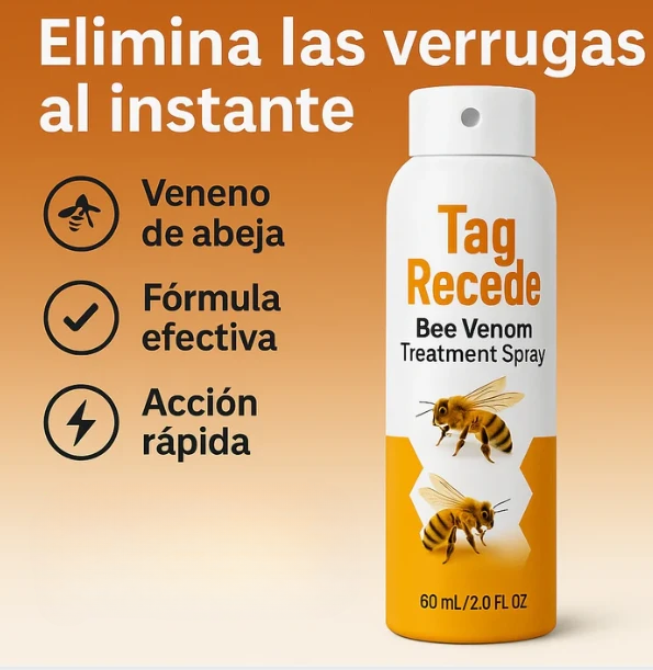 Spray eliminador de verrugas Tag Recede | 60 ML