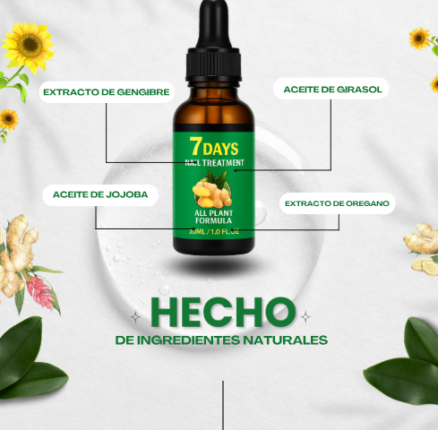 7 DAYS Fungus Nails - MATA HONGOS Y ENDURECEDOR DE UÑAS