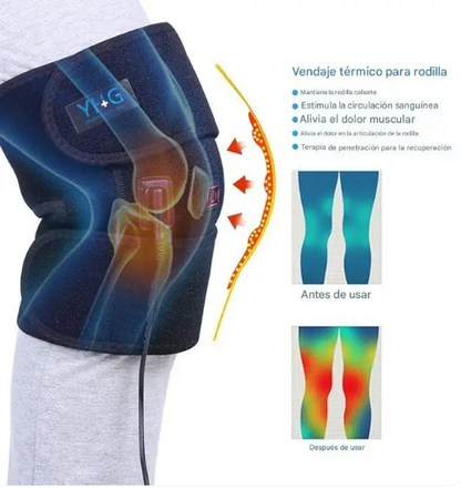 Rodillera Térmica PRO-Descansa y Alivia el Dolor Rápidamente