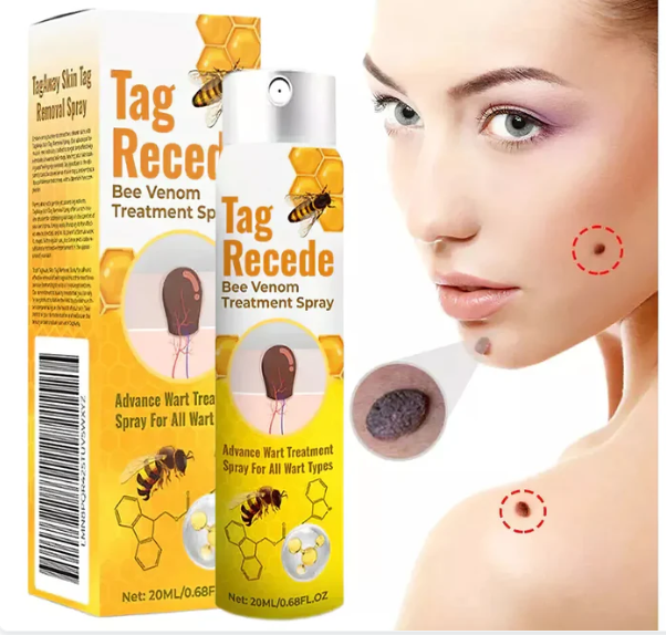 Spray eliminador de verrugas Tag Recede | 60 ML