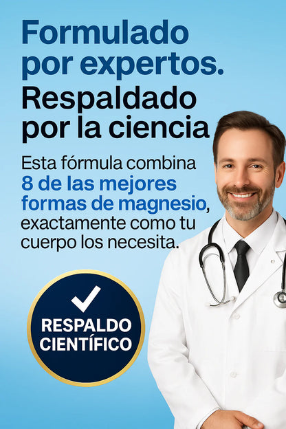Magnesium Complex Premium 1000mg – 60 cápsulas 💊 8 tipos de magnesio en 1 fórmula completa
