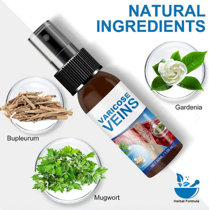 Superior Varicose Veins Spray | Piernas ligeras y sin várices visibles!(Compra 1 unidad +1 GRATIS)