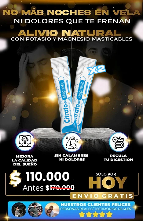 Citrato de Magnesio FITOVIT Original Con Invima (Compra 1 unidad +1 GRATIS)