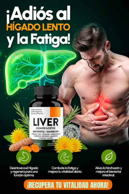Liver Cleanse & Detox Natural | Desintoxica tu hígado con Cardo Mariano y Diente de León