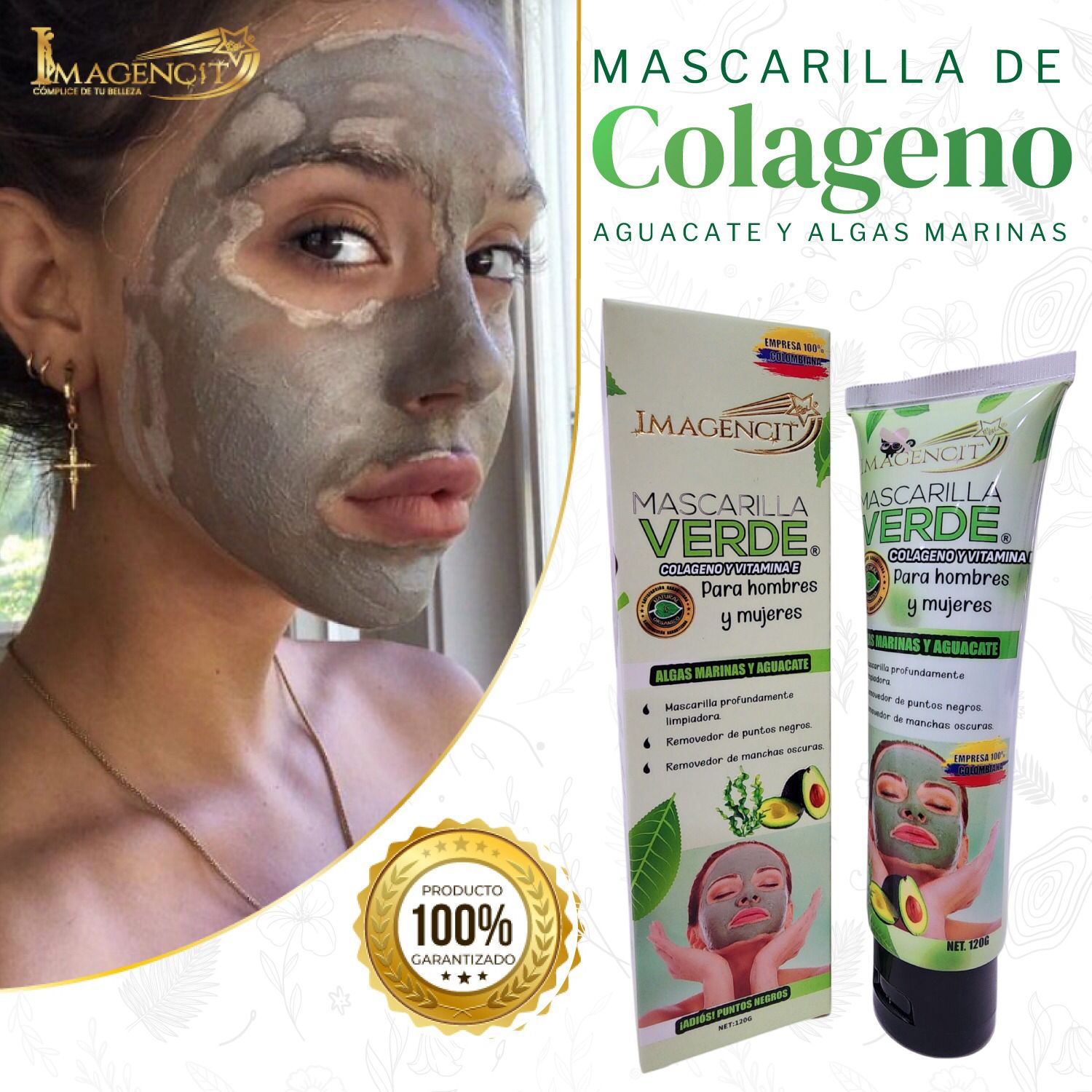 Mascarilla De Aguacate Antienvejecimiento - Piel Limpia y Poros Reducidos