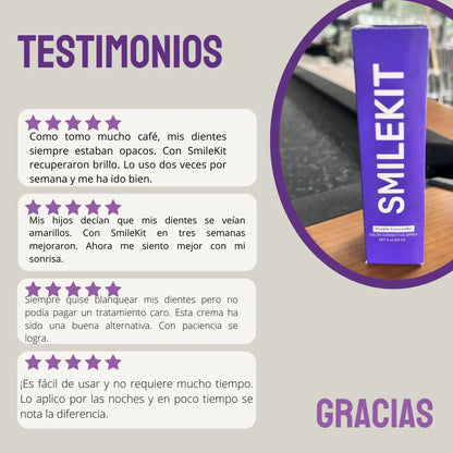 Smilekit-Espuma blanqueadora dental (Compra 1 unidad +1 GRATIS)